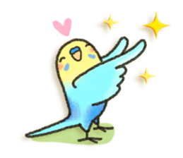 Budgerigar ! sticker #8087318
