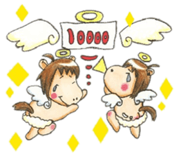 chubby horse UMAX sticker #8087367