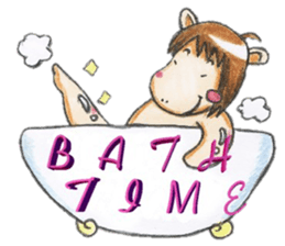 chubby horse  UMAX sticker #8087373