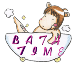 chubby horse UMAX sticker #8087373