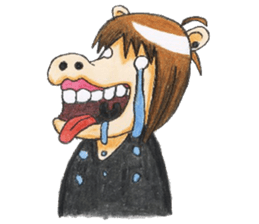 chubby horse  UMAX sticker #8087395