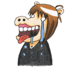 chubby horse UMAX sticker #8087395