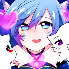 Yukari & cat friends