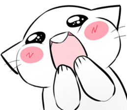 Yukari & cat friends sticker #8087420