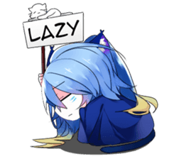 Yukari & cat friends sticker #8087427