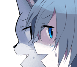 Yukari & cat friends sticker #8087440