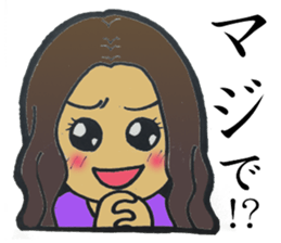 5 funny & cute girls sticker #8087806