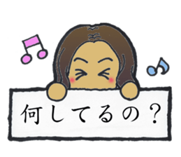 5 funny & cute girls sticker #8087810