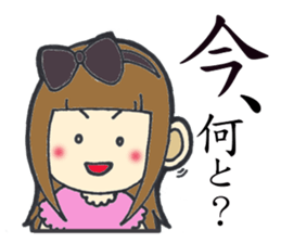 5 funny & cute girls sticker #8087815