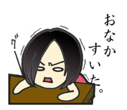 5 funny & cute girls sticker #8087820