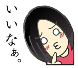 5 funny & cute girls sticker #8087823