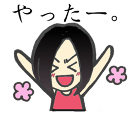 5 funny & cute girls sticker #8087824