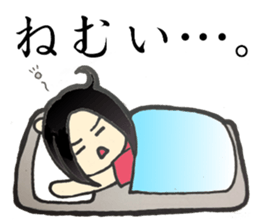 5 funny & cute girls sticker #8087827