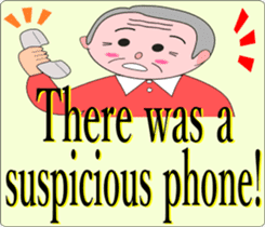 Safety confirmation by vegetables ( men) sticker #8088006