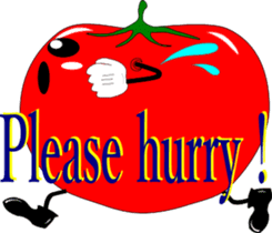 Safety confirmation by vegetables ( men) sticker #8088010