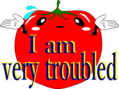 Safety confirmation by vegetables ( men) sticker #8088013