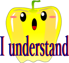 Safety confirmation by vegetables ( men) sticker #8088017