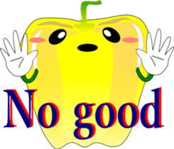 Safety confirmation by vegetables ( men) sticker #8088018