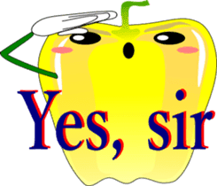 Safety confirmation by vegetables ( men) sticker #8088020