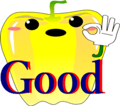 Safety confirmation by vegetables ( men) sticker #8088021