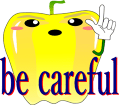 Safety confirmation by vegetables ( men) sticker #8088024