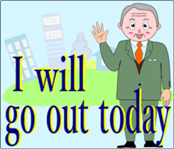 Safety confirmation by vegetables ( men) sticker #8088026