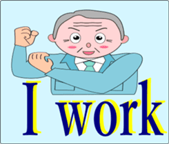 Safety confirmation by vegetables ( men) sticker #8088027