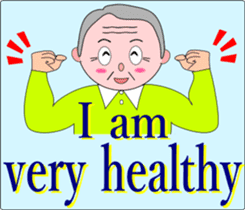 Safety confirmation by vegetables ( men) sticker #8088030