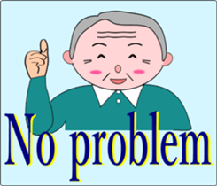 Safety confirmation by vegetables ( men) sticker #8088034