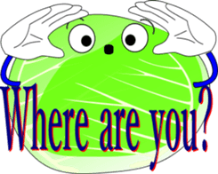 Safety confirmation by vegetables ( men) sticker #8088035