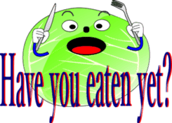 Safety confirmation by vegetables ( men) sticker #8088042