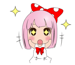 Small pink sticker #8088336