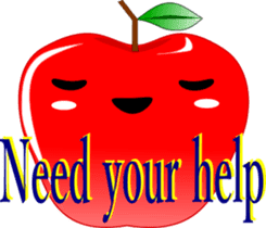 Safety confirmation by fruit(For women) sticker #8088668