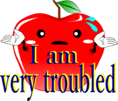 Safety confirmation by fruit(For women) sticker #8088669