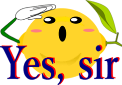 Safety confirmation by fruit(For women) sticker #8088676