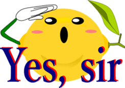 Safety confirmation by fruit(For women) sticker #8088676