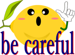 Safety confirmation by fruit(For women) sticker #8088680