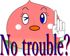 Safety confirmation by fruit(For women) sticker #8088692