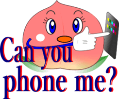 Safety confirmation by fruit(For women) sticker #8088695