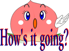 Safety confirmation by fruit(For women) sticker #8088697