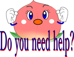 Safety confirmation by fruit(For women) sticker #8088699