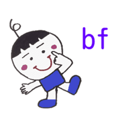 Everyday slang abbreviations. sticker #8088781