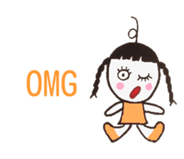 Everyday slang abbreviations. sticker #8088796