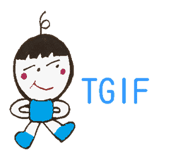 Everyday slang abbreviations. sticker #8088800