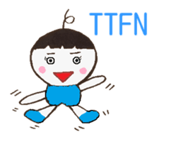 Everyday slang abbreviations. sticker #8088816