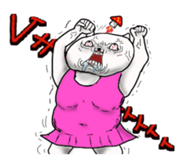 Dirty cat food sticker #8089239