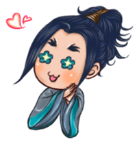 costume love 2 sticker #8089509