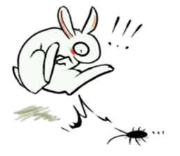 Omnibus of rabbit sticker #8089597