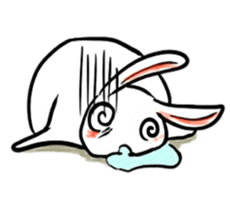 Omnibus of rabbit sticker #8089598