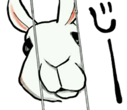 Omnibus of rabbit sticker #8089617